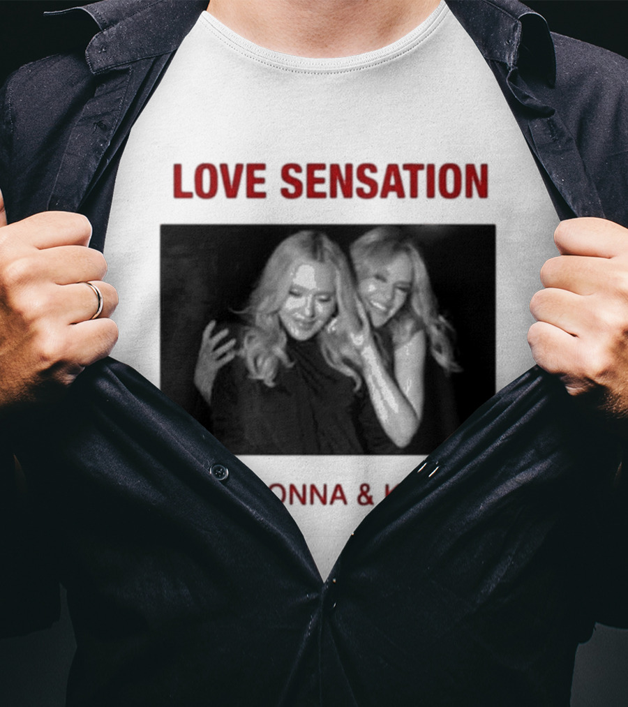 Madonna Kylie Love Sensation 2026 Remix T-Shirt