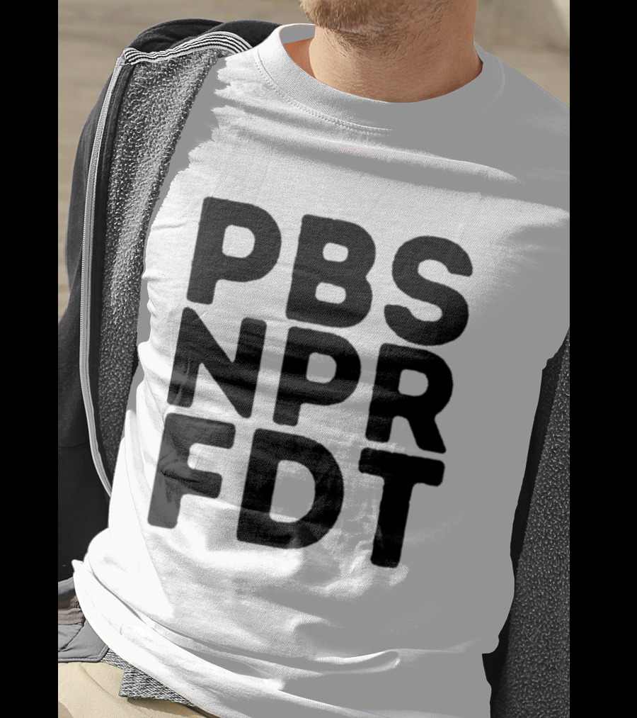 PBS NPR FDT Bold Alphabet Blocks T-Shirt