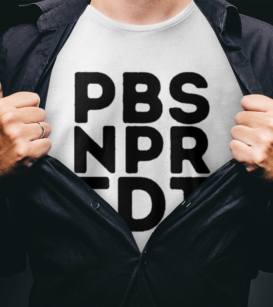 PBS NPR FDT Bold Alphabet Blocks T-Shirt