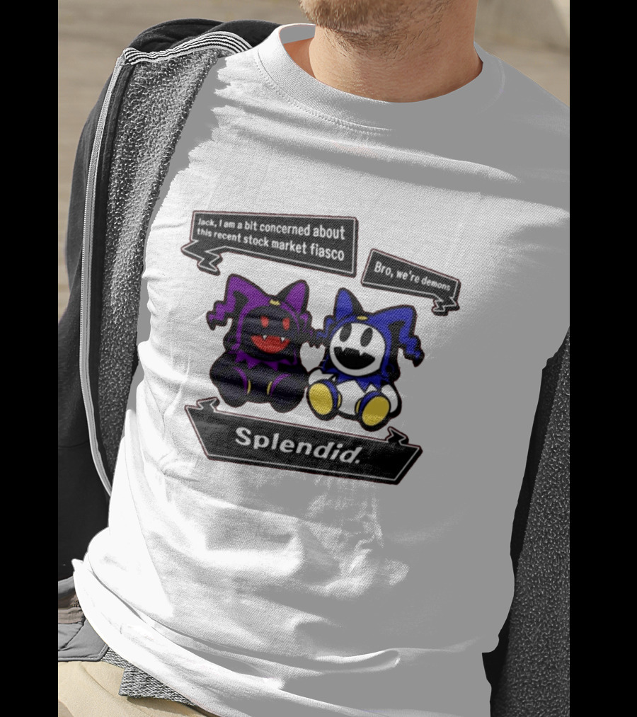 Splendid Jack I Am Concerned About This Recent Stock Market Fiasco Bro We're Demons T-Shirt