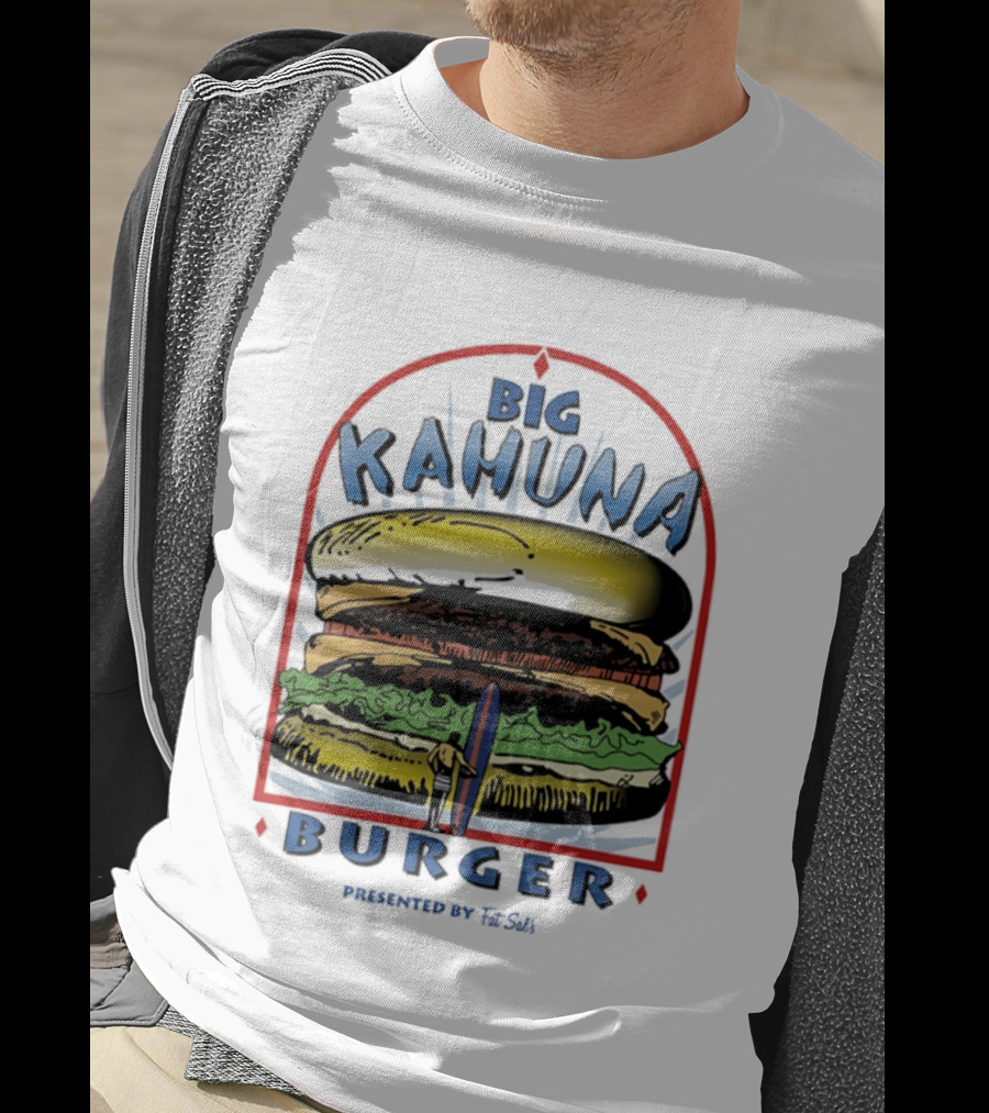 Big Kahuna Burger Fat Sal's Surfing Sandwich Arch T-Shirt