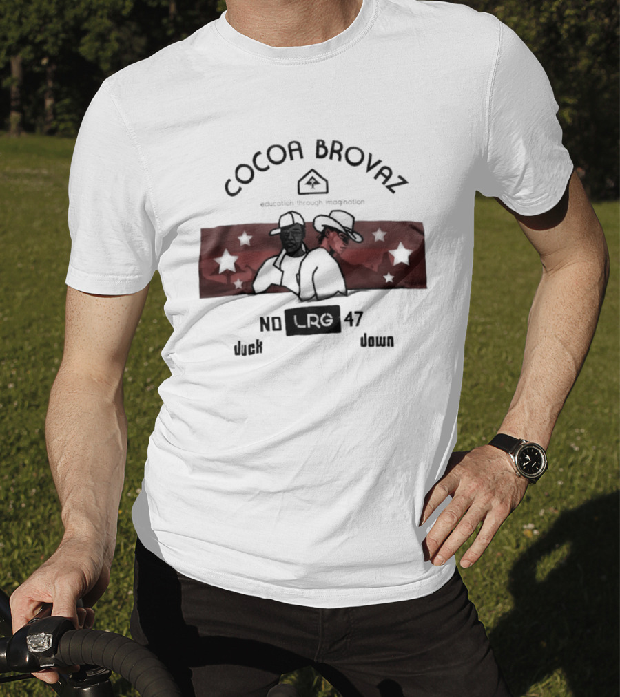 Cocoa Brovaz Duck Down LRG No 47 Urban Streetwear T-Shirt