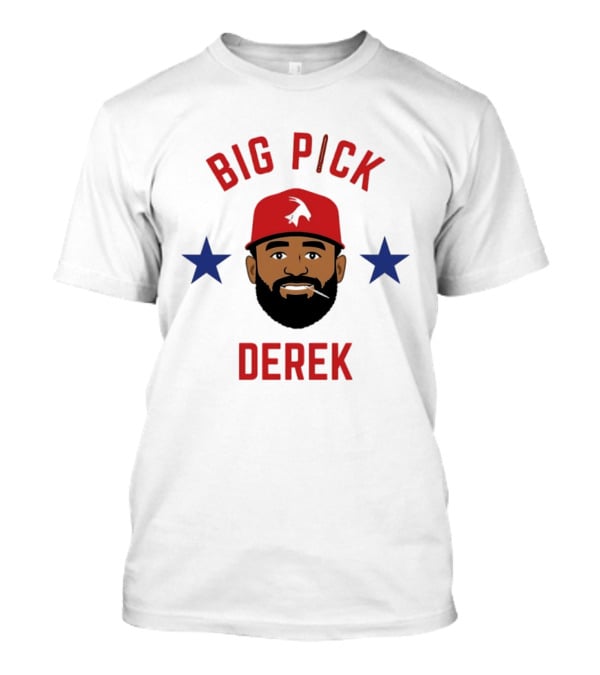 Big Pick Derek Philadelphia Phillies Baseball Stars T-Shirt