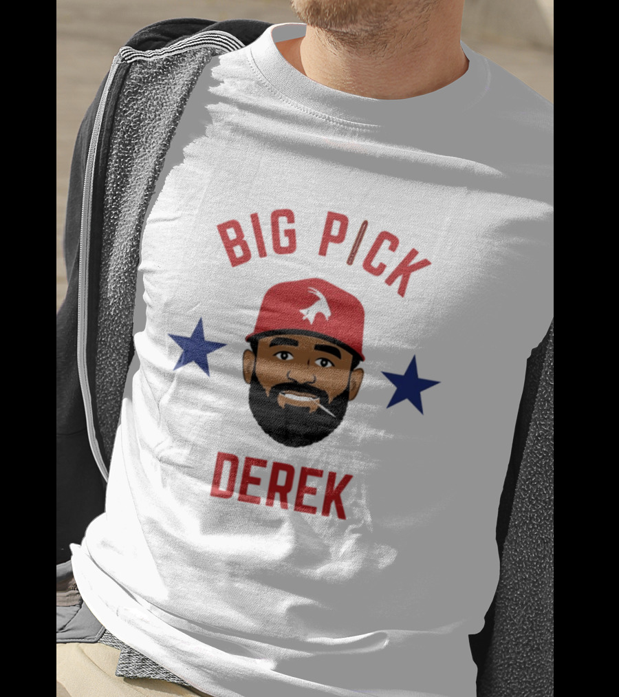 Big Pick Derek Philadelphia Phillies Baseball Stars T-Shirt