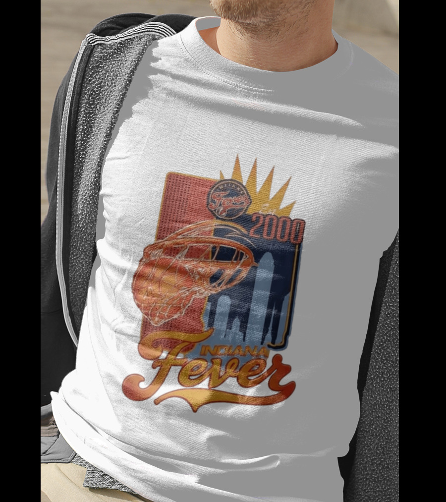 Indiana Fever Est 2000 Basketball Skyline T-Shirt