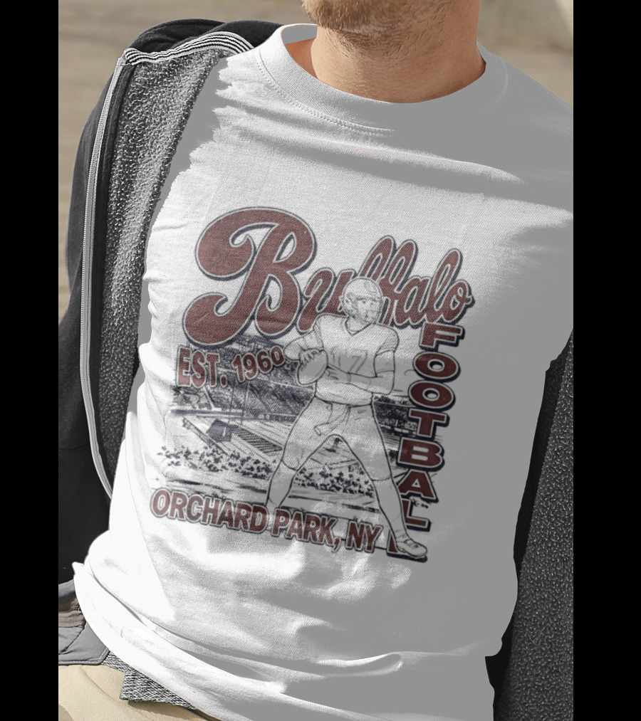 Buffalo Football Est 1960 Josh Allen Orchard Park NY T-Shirt
