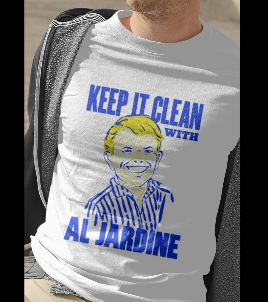 Keep It Clean With Al Jardine Blue Yellow T-Shirt