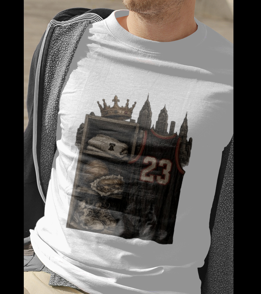 Lebron James King 23 Basketball Jersey Crown City Sports Locker T-Shirt