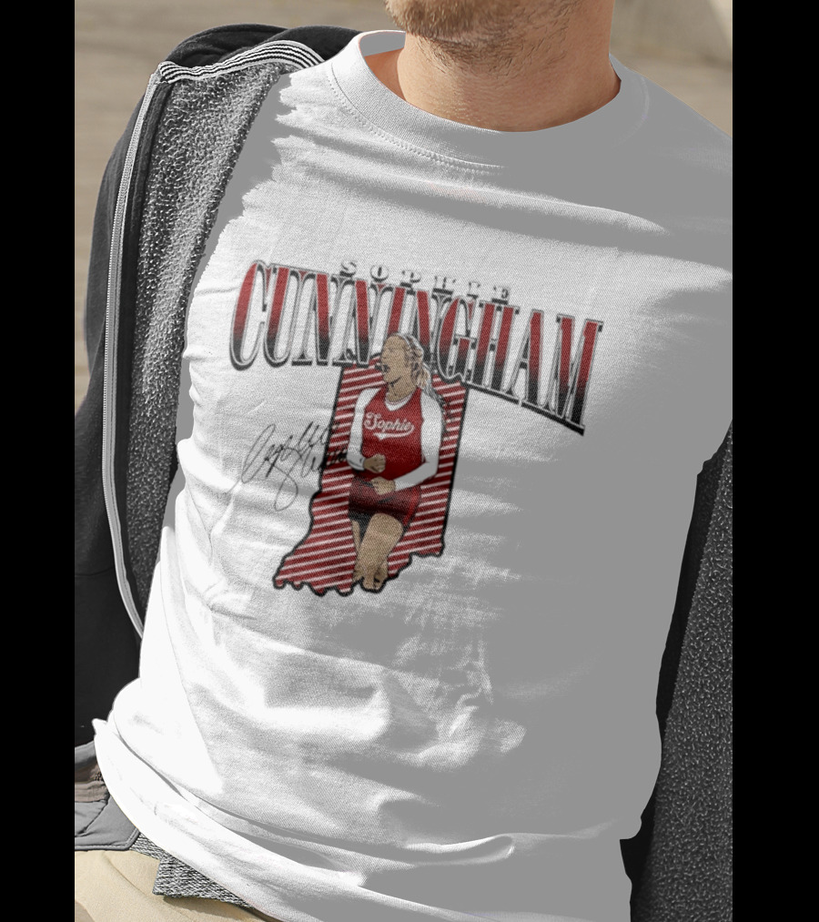 Sophie Cunningham Indiana State WNBA Fever Star Signature 2026 T-Shirt