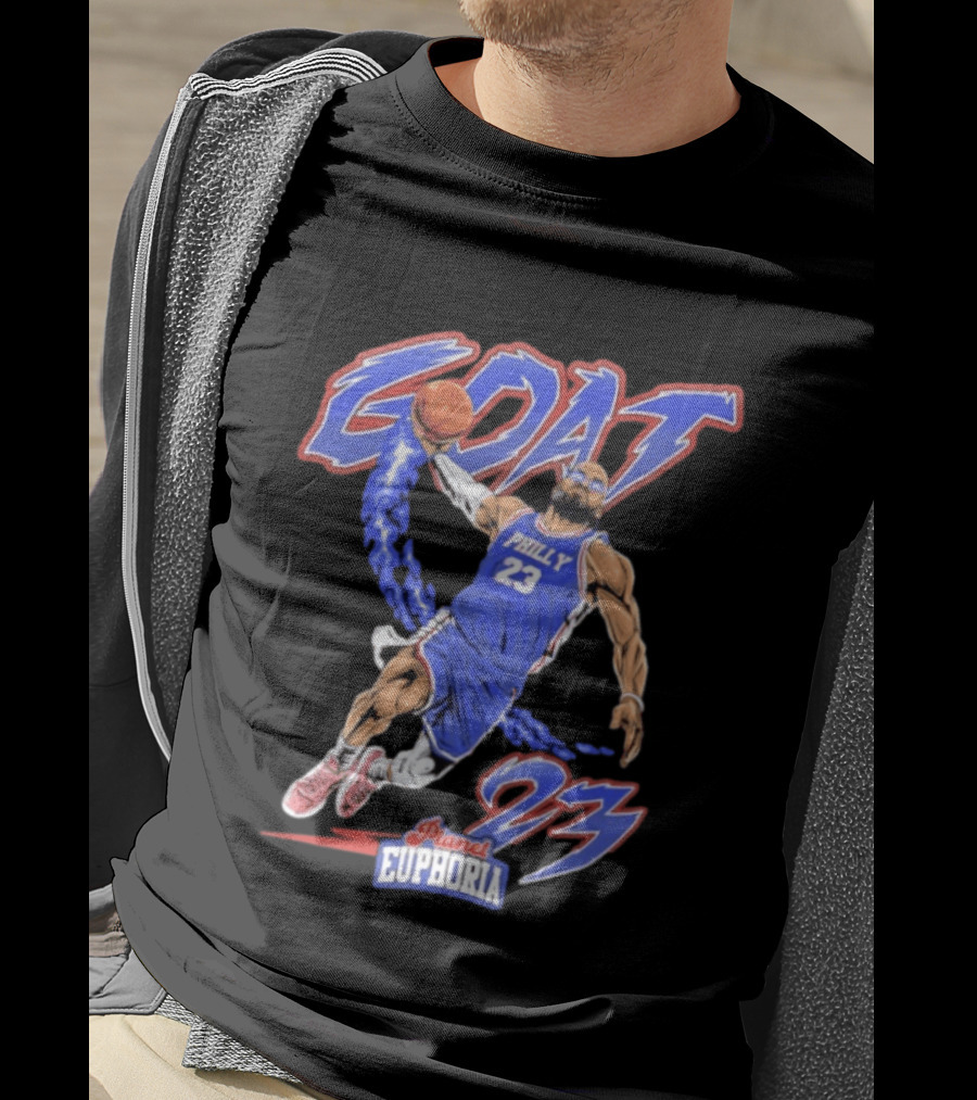 GOAT LeBron 23 Philly NBA Planet Euphoria Comic 2026 T-Shirt