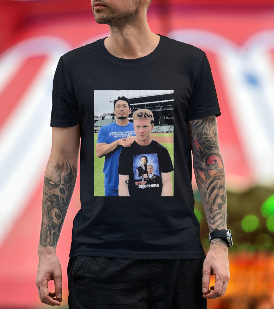 Seiya Suzuki Pete Crow Armstrong Step Brothers Baseball Humor T-Shirt
