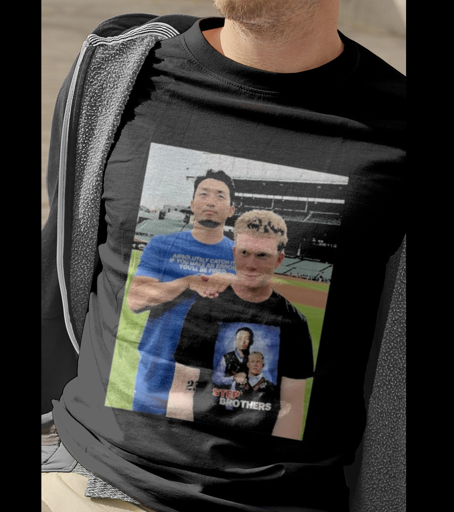 Seiya Suzuki Pete Crow Armstrong Step Brothers Baseball Humor T-Shirt