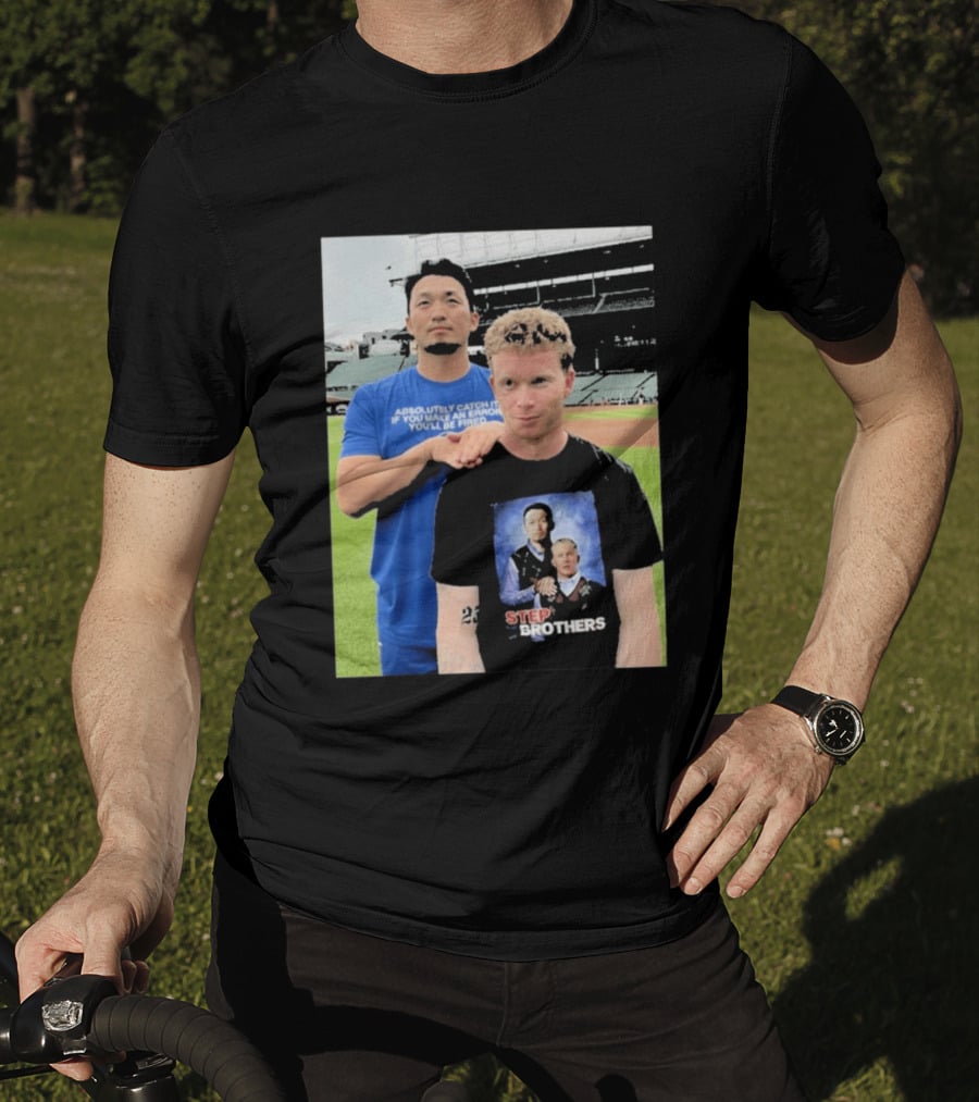 Seiya Suzuki Pete Crow Armstrong Step Brothers Baseball Humor T-Shirt