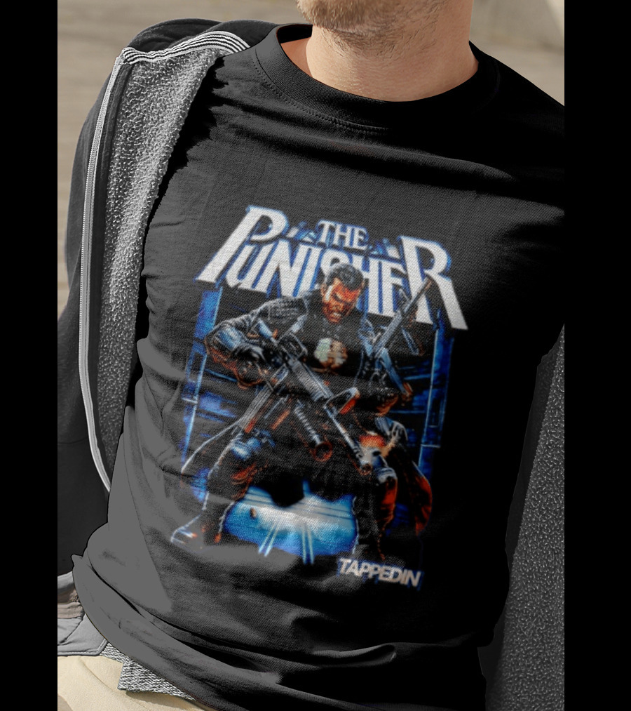 The Punisher Tappedin Marvel Frank Castle Iconic Comic T-Shirt