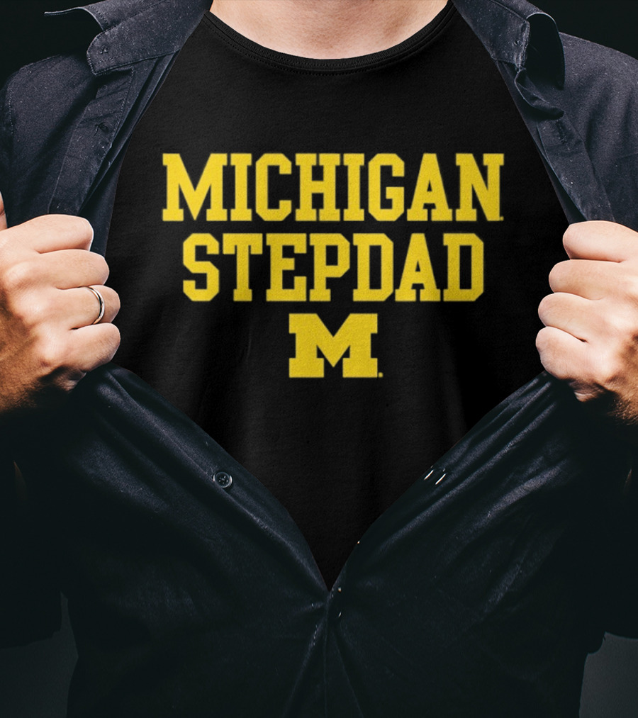 Michigan Wolverines Stepdad M NCAA 2026 T-Shirt
