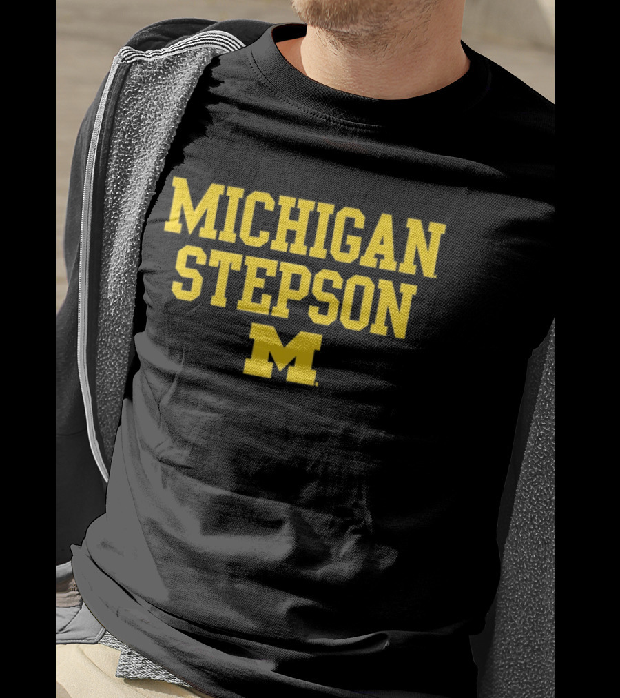 Michigan Wolverines Stepson M 2026 NCAA Team Support T-Shirt