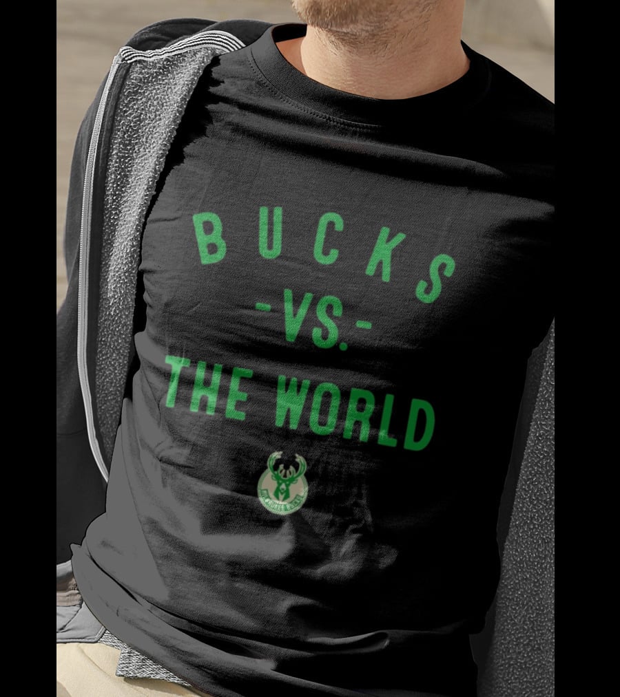 Milwaukee Bucks Vs The World NBA 2026 T-Shirt