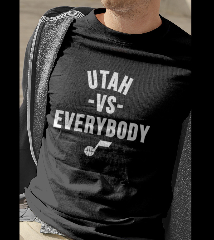 Utah Jazz Vs Everybody NBA Team Spirit T-Shirt