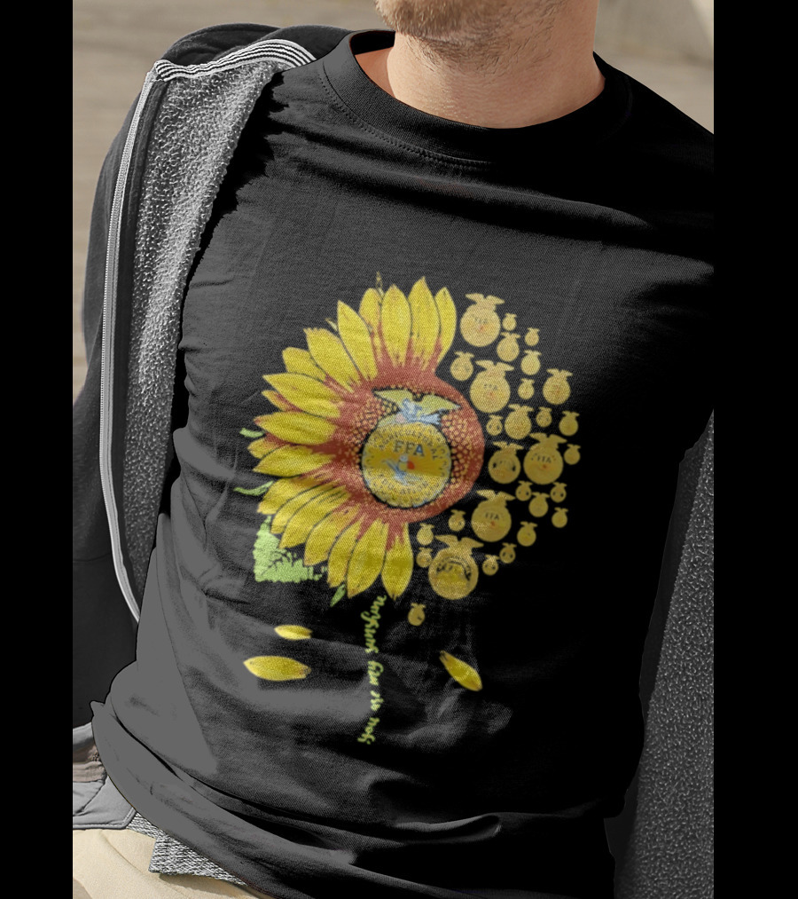 You Are My Sunshine FFA Sunflower Emblem Agricultural Education T-Shirt