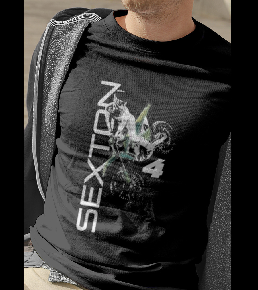 Kawasaki Chase Sexton Motocross Rider Racing T-Shirt