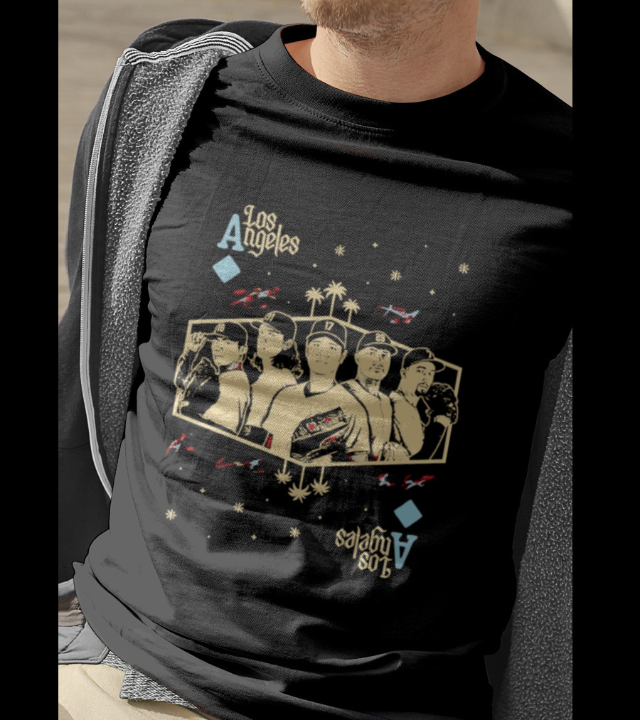 Los Angeles Dodgers Aces 2026 MLB Season Signatures T-Shirt