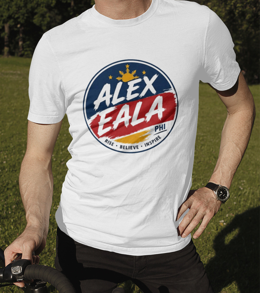 Alex Eala Rise Believe Inspire PHI Sun And Stars T-Shirt
