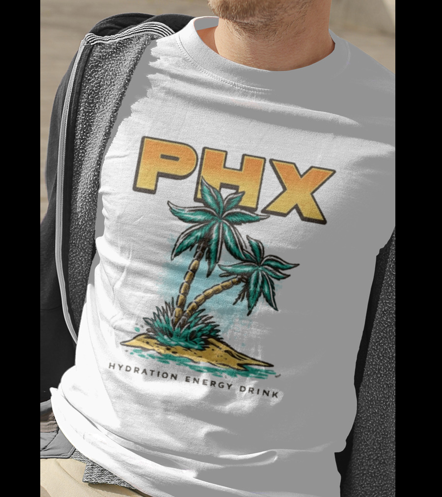 PHX Palm Tree Hydration Energy Drink T-Shirt