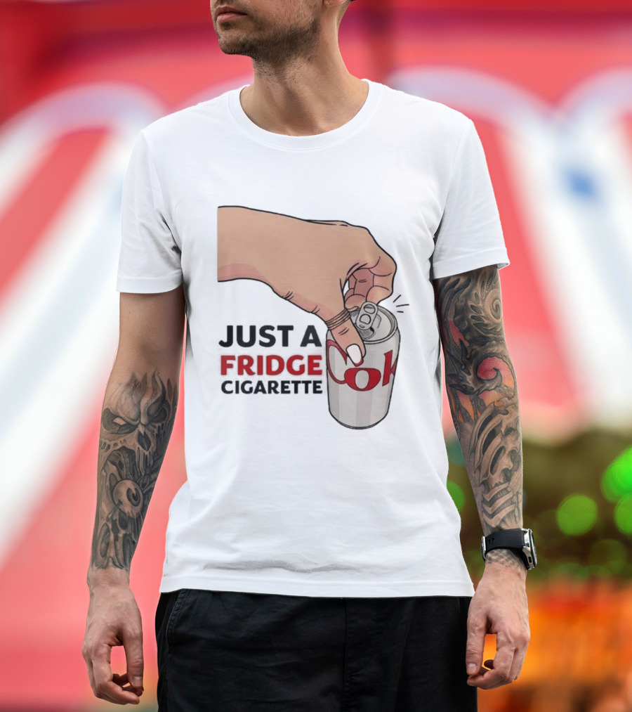 Just A Fridge Cigarette Coke Pop Art Can T-Shirt