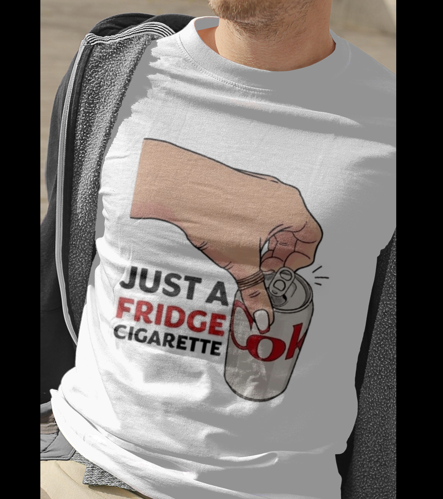 Just A Fridge Cigarette Coke Pop Art Can T-Shirt