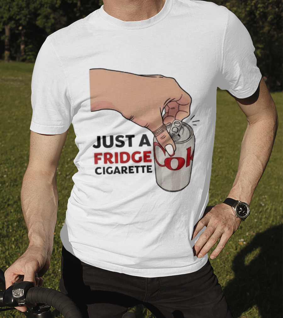 Just A Fridge Cigarette Coke Pop Art Can T-Shirt