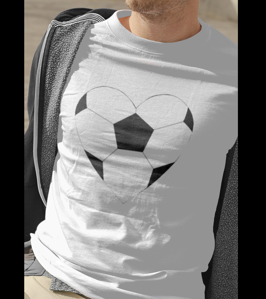 Ted Lasso Keeley Jones Heart Shaped Soccer Ball T-Shirt