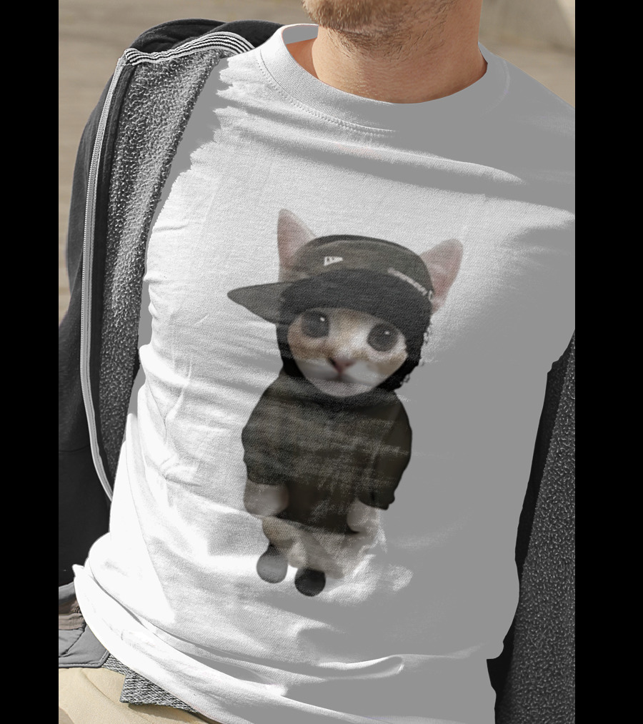 Yeat Cat Meme Cap Hip Hop T-Shirt