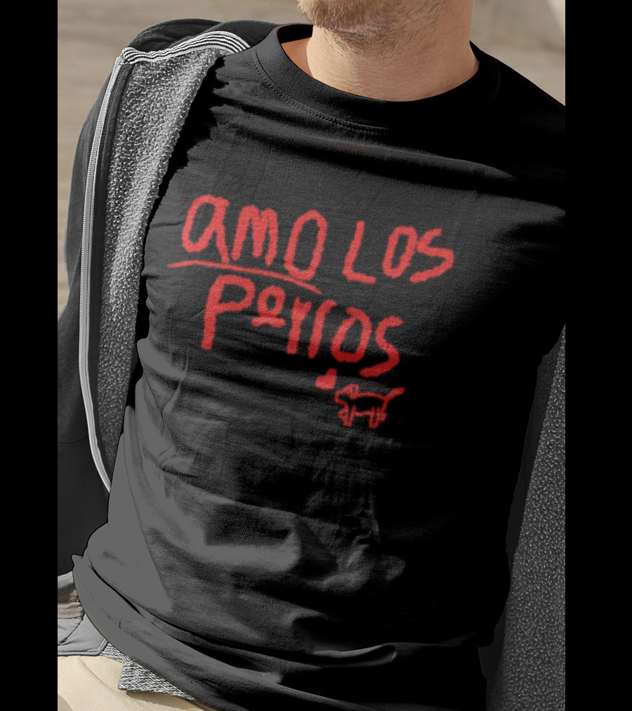 Amo Los Perros Pet Owner Dog Lover Spanish T-Shirt