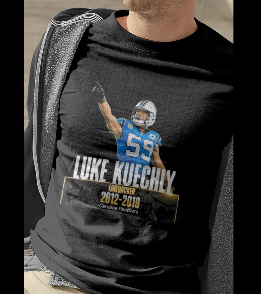 Luke Kuechly Carolina Panthers Linebacker 2012 2019 T-Shirt