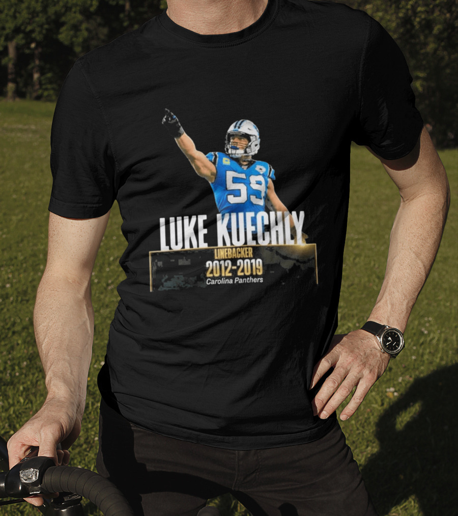 Luke Kuechly Carolina Panthers Linebacker 2012 2019 T-Shirt