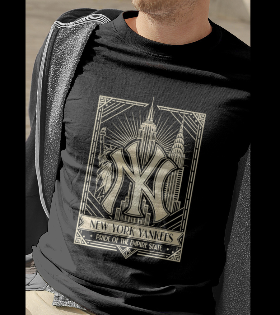 New York Yankees Pride Of The Empire State Iconic Skyline T-Shirt