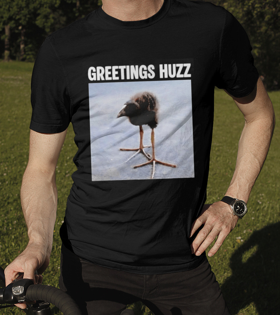 Greetings Huzz Bird Funny Meme Photo T-Shirt