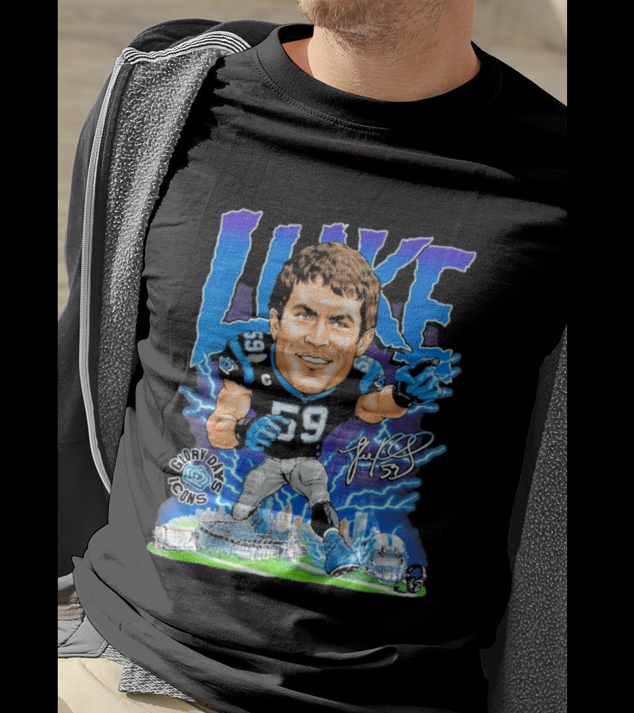 Glory Days Icons Luke 59 Football Legend T-Shirt