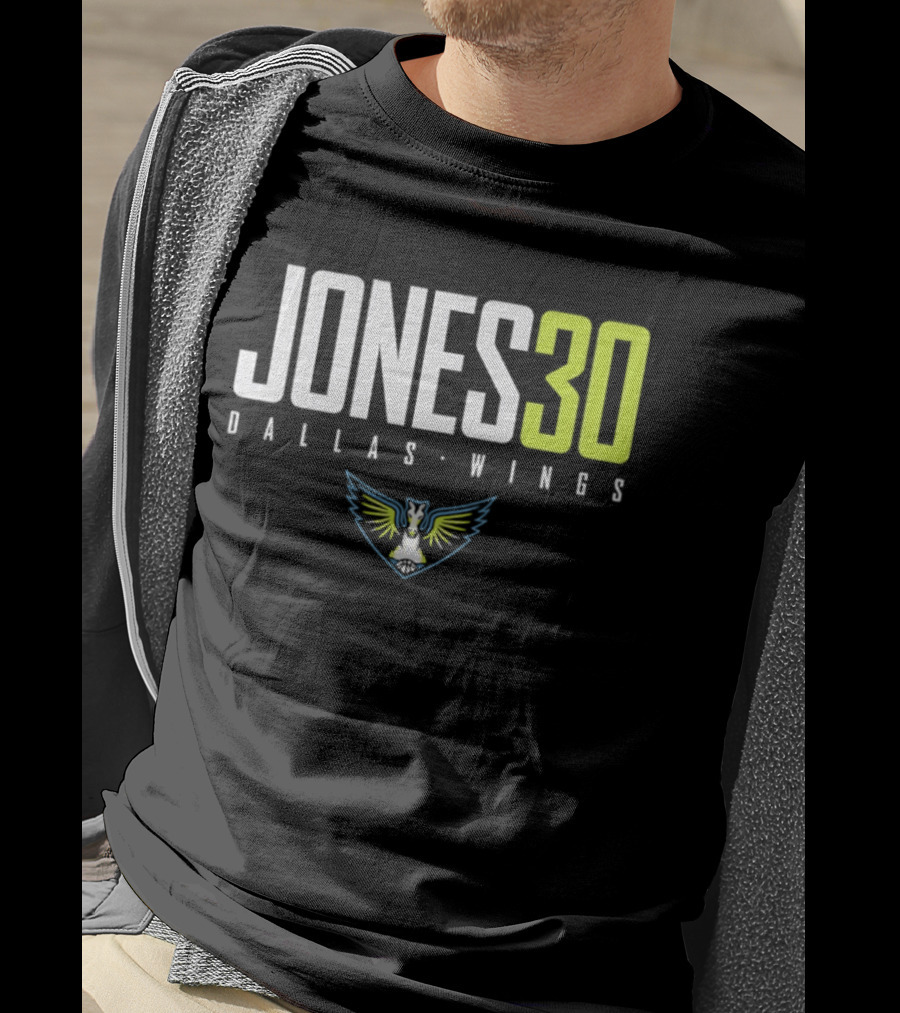 Jones 30 Dallas Wings 2026 WNBA T-Shirt