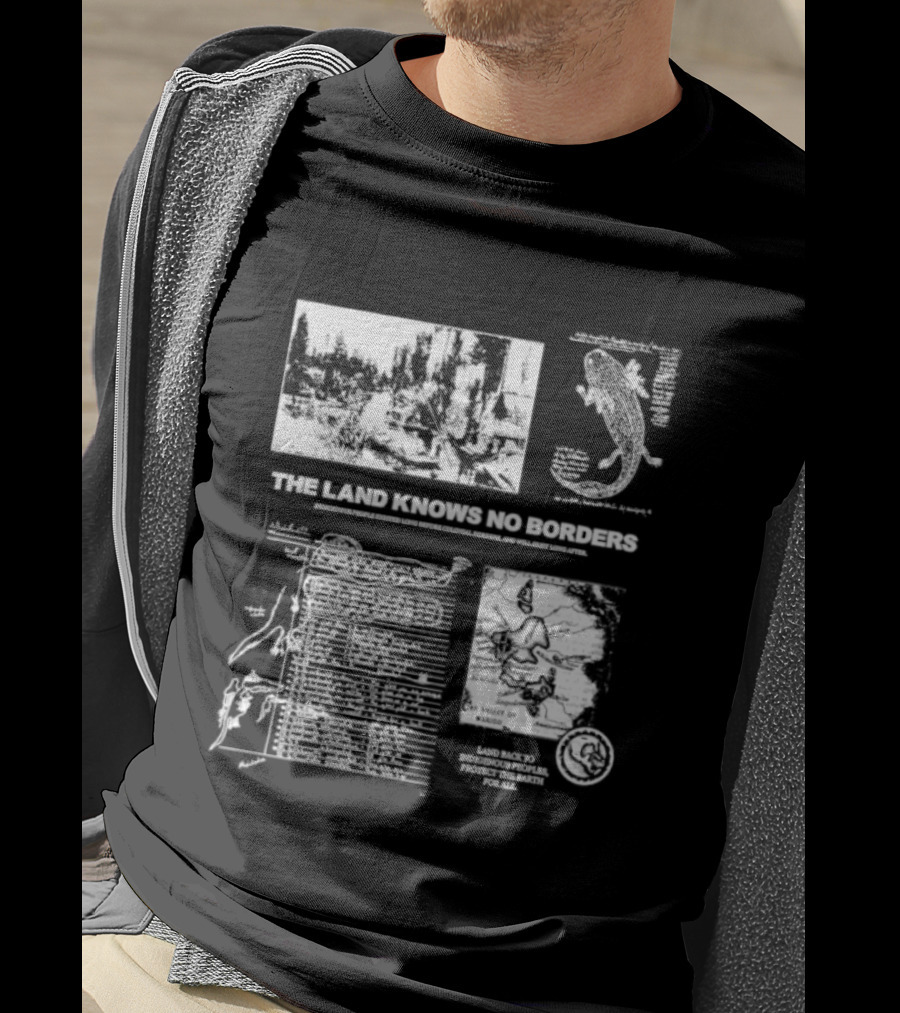 The Land Knows No Borders Indigenous People Existed Long Before Colonial Borders T-Shirt