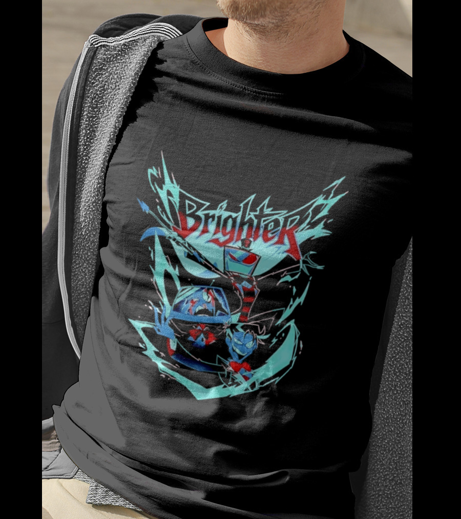 Brighter Vox Vincent Blue And Red T-Shirt