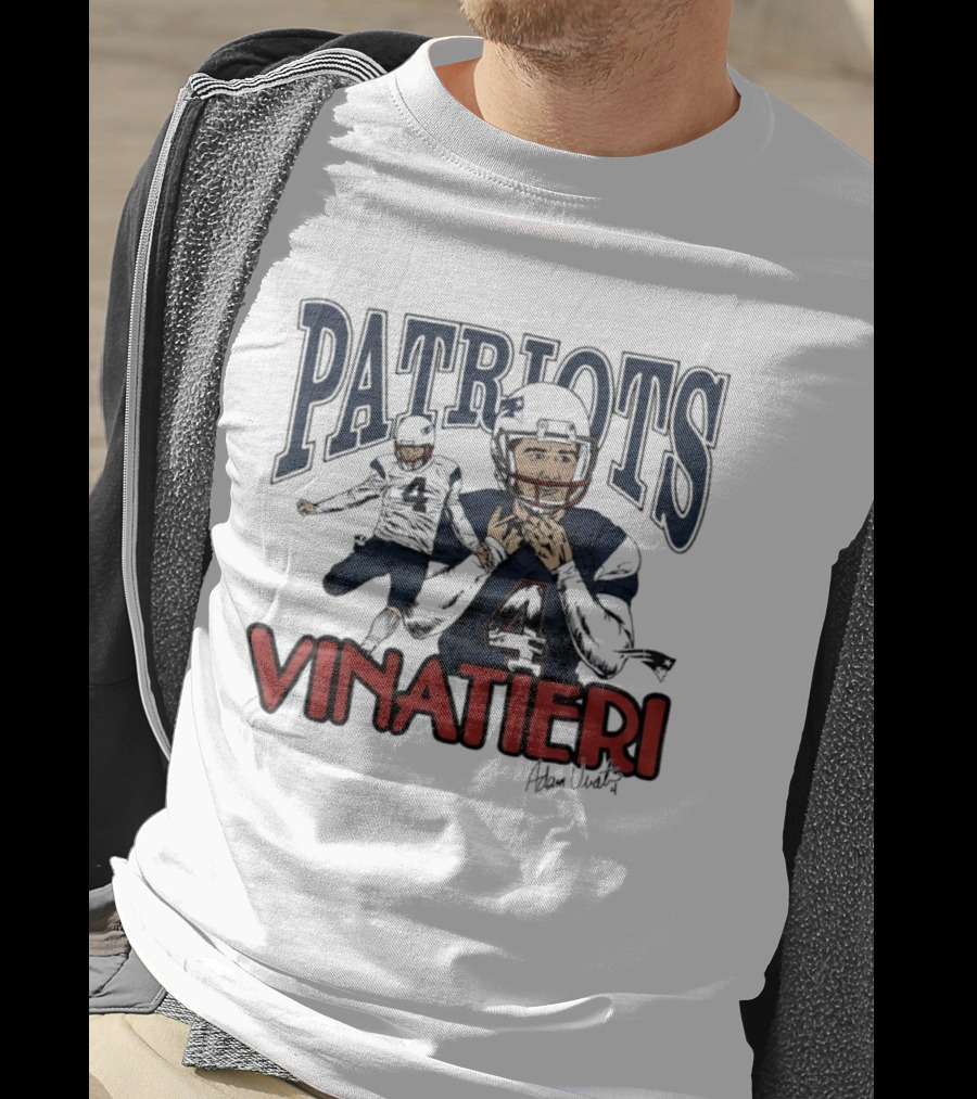 Patriots Vinatieri Adam New England Football T-Shirt