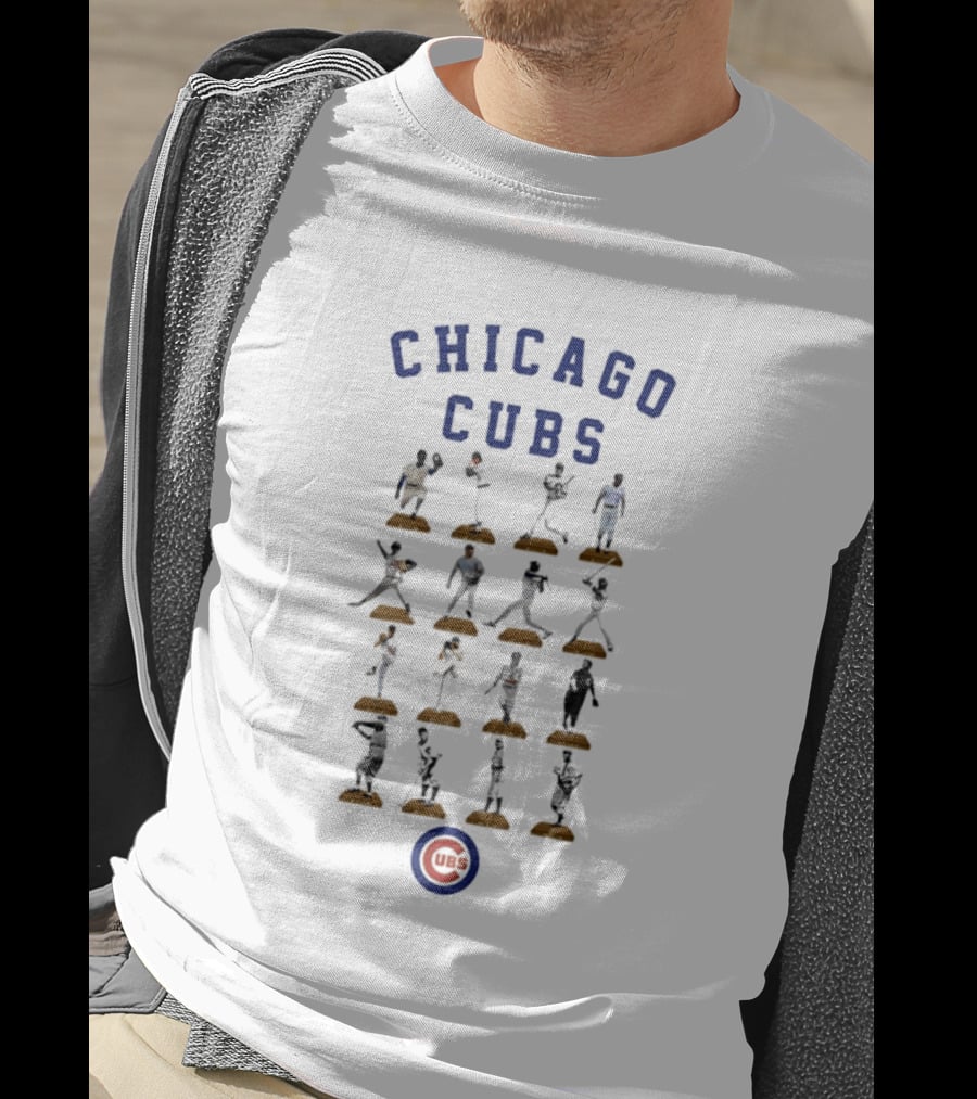 Chicago Cubs Legends Baseball Figures Collection MLB T-Shirt
