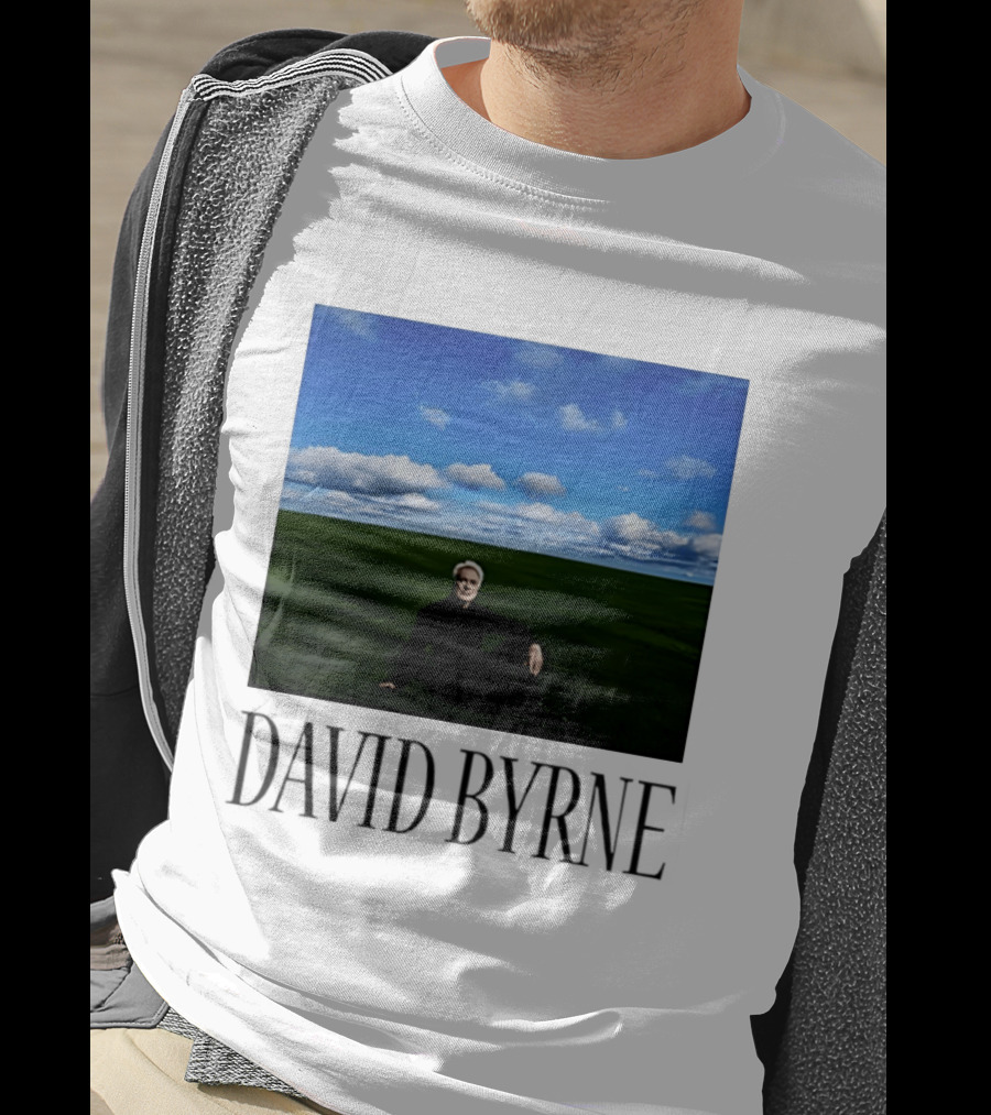 David Byrne Windows Wallpaper Meme T-Shirt