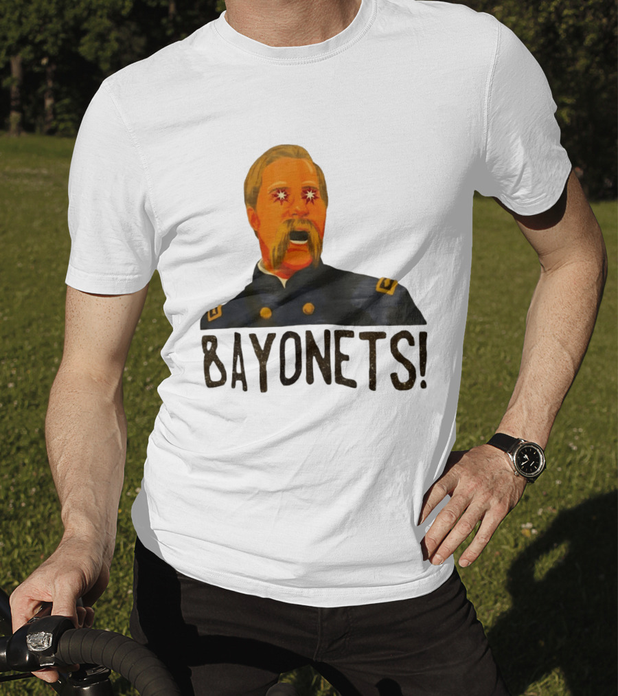 Bayonets Joshua Chamberlain Gettysburg Civil War T-Shirt