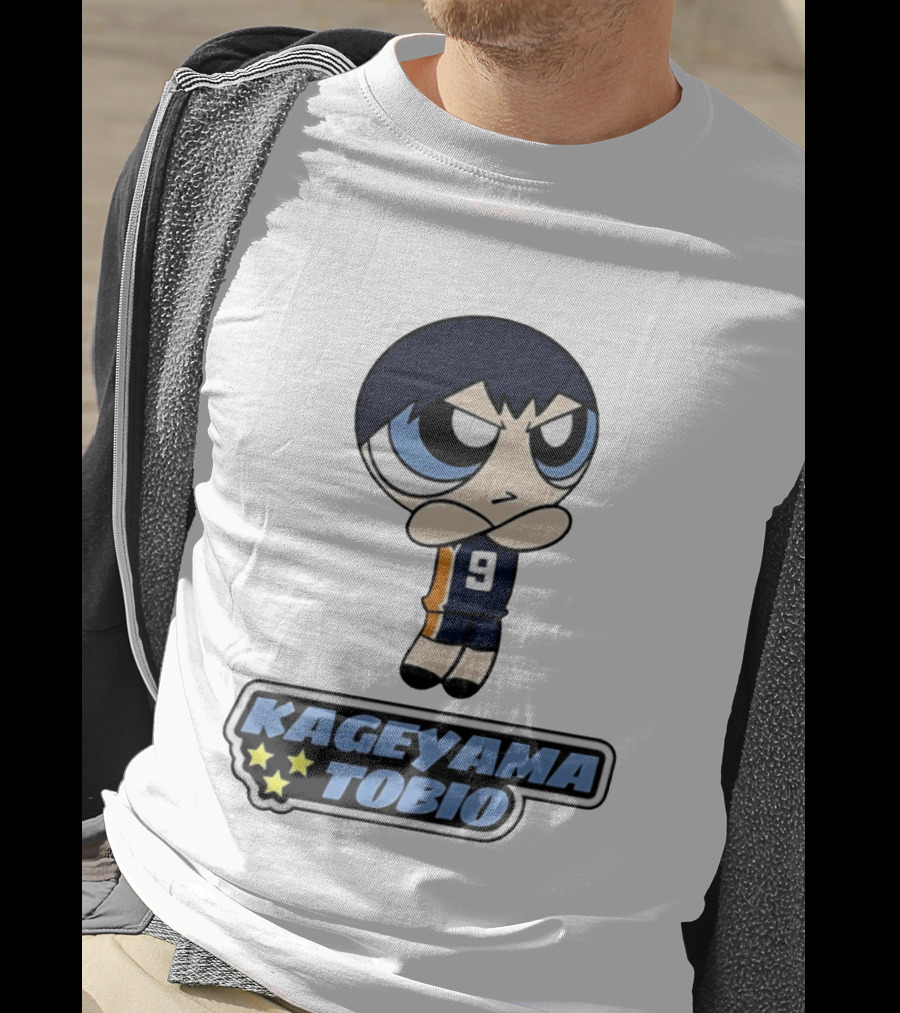 Kageyama Tobio 9 Haikyuu Powerpuff Girls T-Shirt