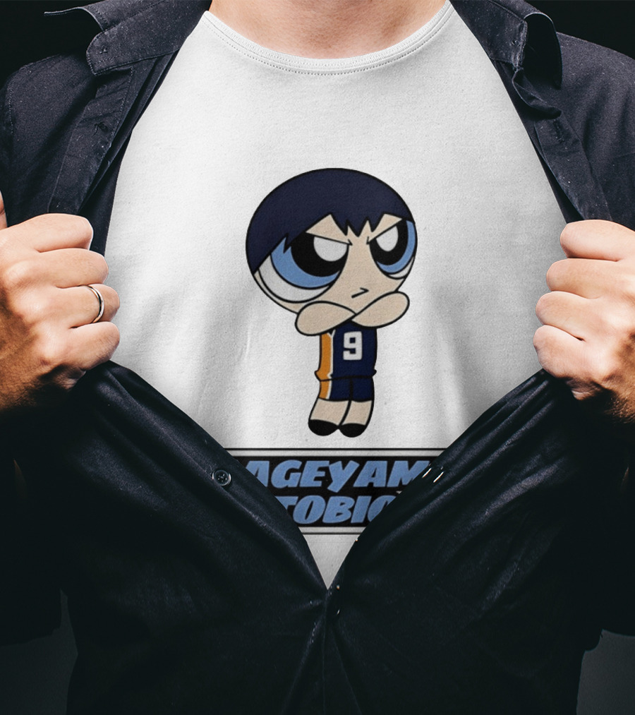 Kageyama Tobio 9 Haikyuu Powerpuff Girls T-Shirt