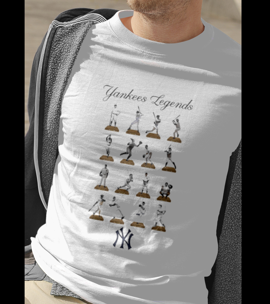 Yankees Legends Hall Of Fame Icons Baseball Moment T-Shirt