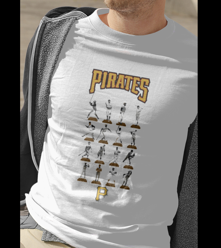 Pittsburgh Pirates Legends Hall Of Fame Baseball Players Iconic Moments T-Shirt