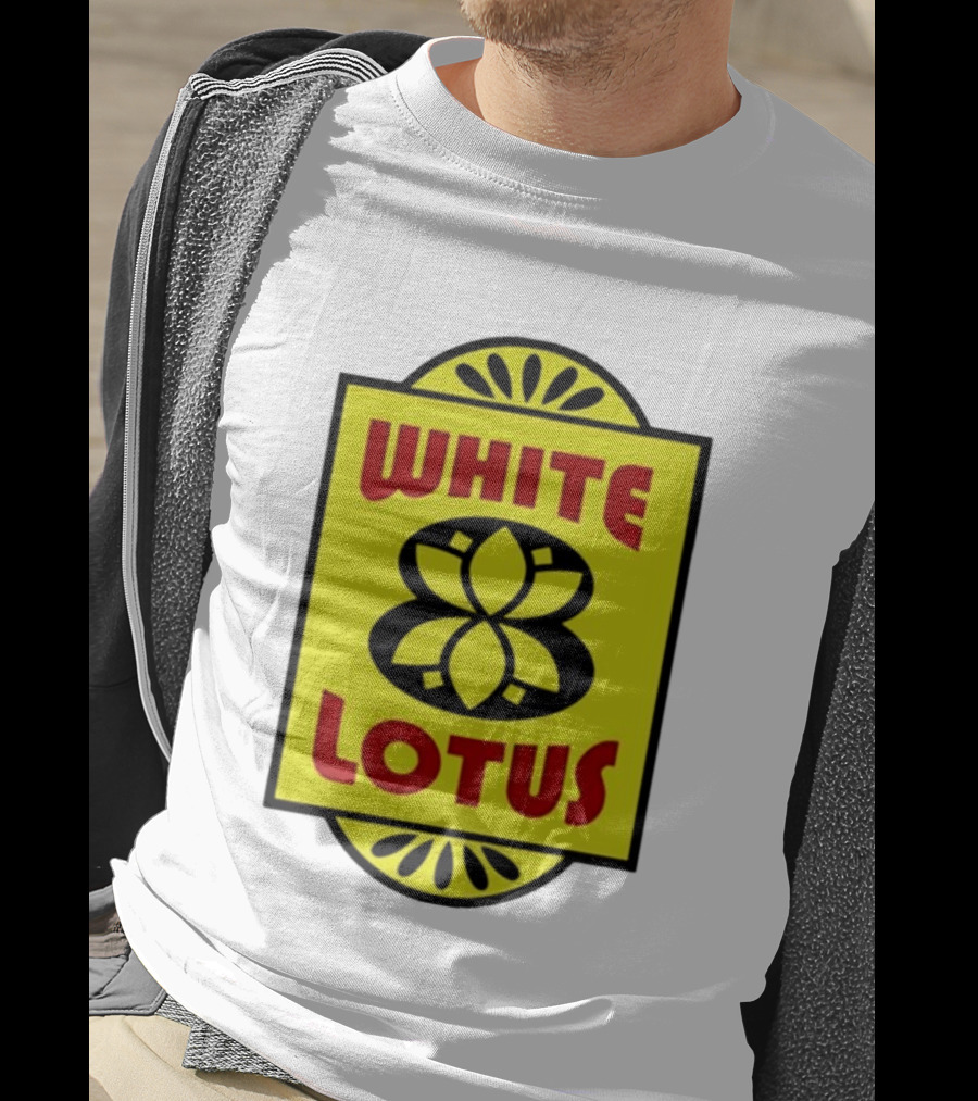 White Lotus Retro Motel Sign T-Shirt